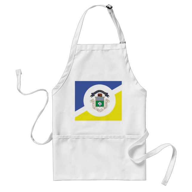 Tablier Drapeau de Winnipeg (Manitoba) Adulte Apron (Devant)