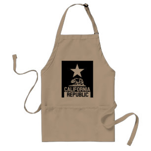 Tablier Drapeau d'État de la RÉPUBLIQUE DE CALIFORNIE