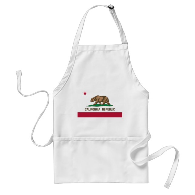 Tablier Drapeau d'État de la République de Californie (Devant)