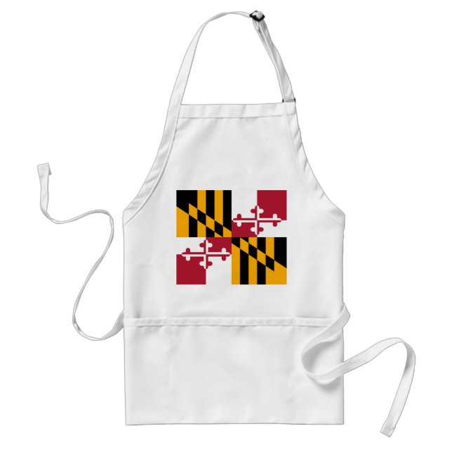 Tablier Drapeau d'état du Maryland élégant (Devant)