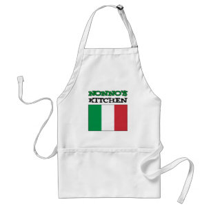 Tablier Drapeau d'Italien de la cuisine de Nonno
