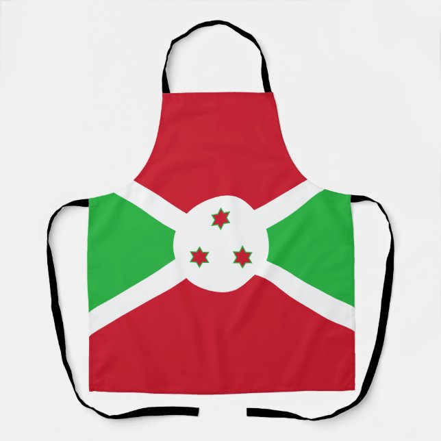 Tablier Drapeau du Burundi patriotique (Recto)