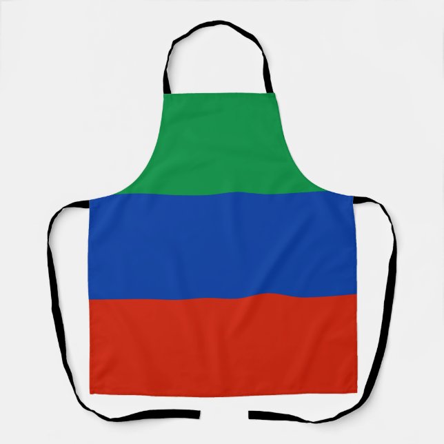 Tablier Drapeau du Daghestan (Recto)