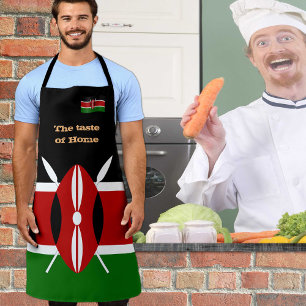 Tablier Drapeau du Kenya, Cuisine Kenya/Afrique