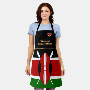Tablier Drapeau du Kenya, Cuisine Kenya/Afrique