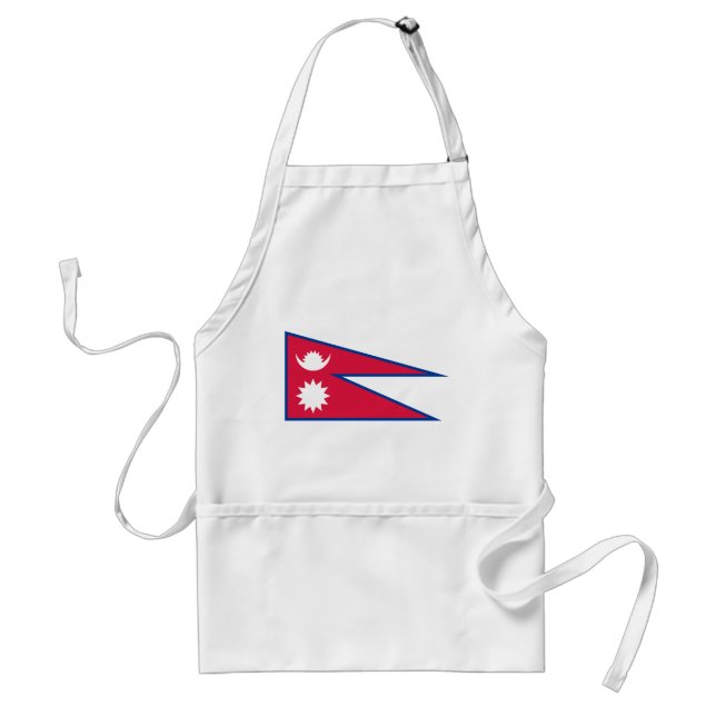 Tablier Drapeau du Népal (Devant)