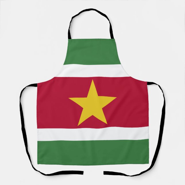 Tablier Drapeau du Suriname (Recto)