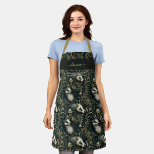 Tablier Drapeau forestier enchanté thème foncé personnalis