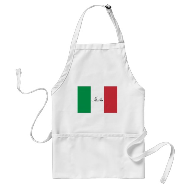 Tablier Drapeau italien - drapeau de l'Italie - l'Italie (Devant)