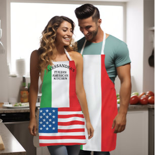 Tablier Drapeau italien en gras