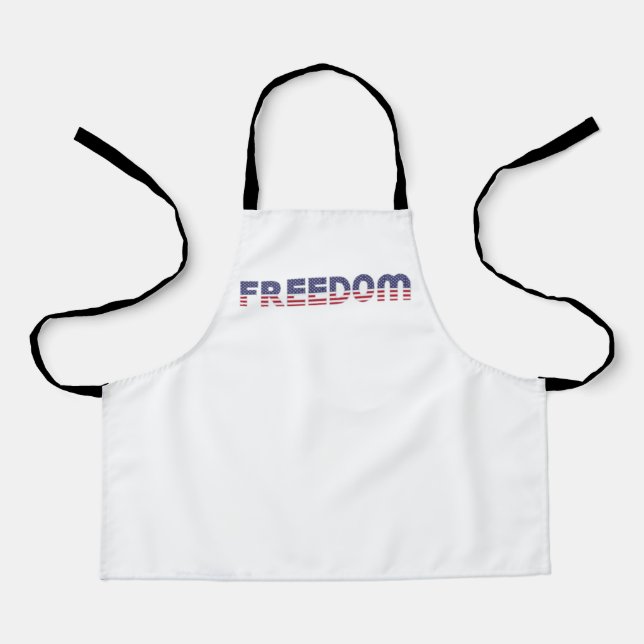 Tablier Drapeau Liberté Américaine pour Patriotic & Libert (Recto)