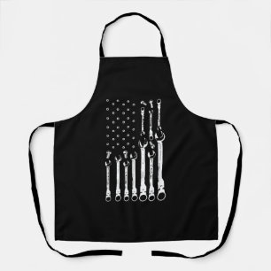 Tablier Drapeau mécanique Drapeau patriotique américain Mé