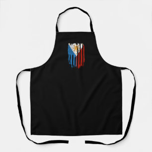 Tablier Drapeau mi-américain mi-philippin Philippines