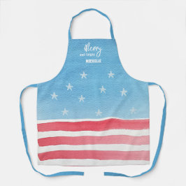 Tablier Drapeau Patriotique Moderne