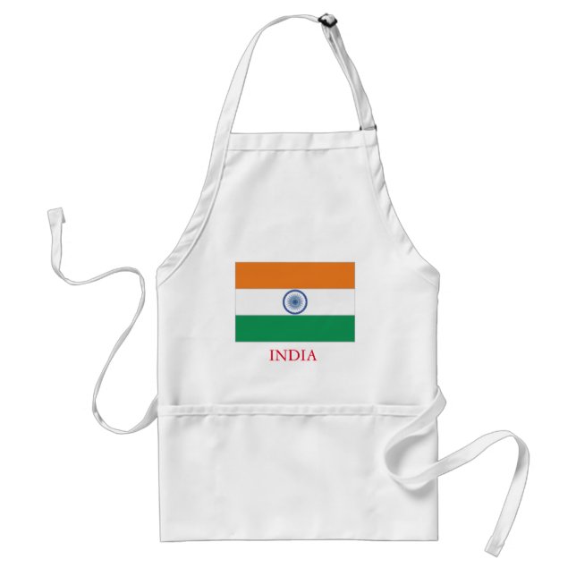 Tablier Drapeau personnalisé personnalisé en Inde (Devant)