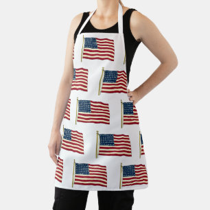Tablier Drapeau vintage patriotique américain, le 4 juille