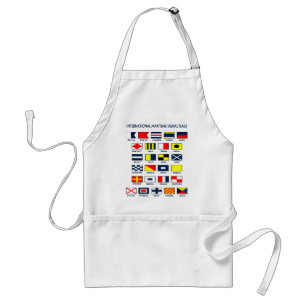 Tablier Drapeaux de signal internationaux