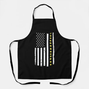 Tablier Drapeaux patriotiques 4 juillet Pickleball
