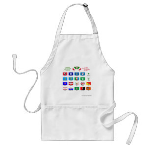Tablier Drapeaux régionaux de l'Italie