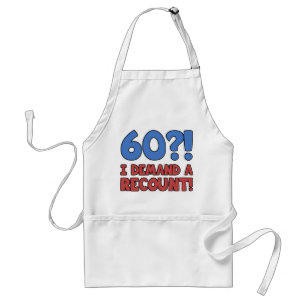 Tablier Drôle 60e anniversaire Gag cadeau