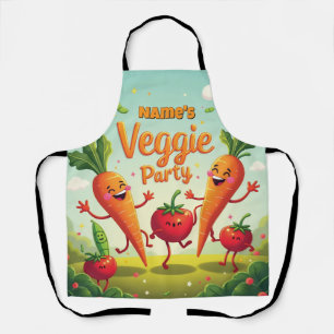 Tablier Drôle Carotte Tomate Pea Apron