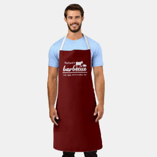 Tablier Drôle Chef Barbecue Personnalisé