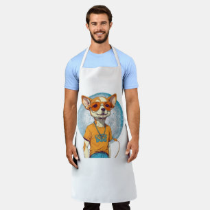Tablier Drôle Chihuahua Serviette de cuisine - Cool Amoure