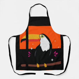 Tablier Drôle Chunky Toucan Bird
