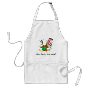 Tablier Drôle de plaisanterie de Thanksgiving Turkey Bast