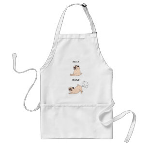 Tablier Drôle Inhale Exhale Chien