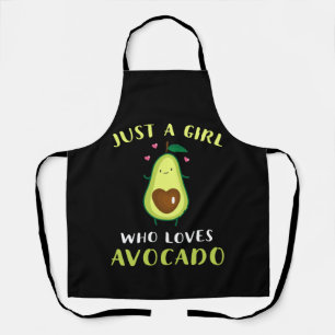 Tablier Drôle Juste Une Fille Qui Aime L'Avocado