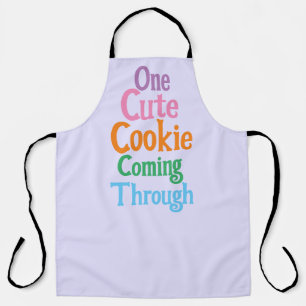 Tablier Drôle Lavande Un Mignon Cookie Arrive