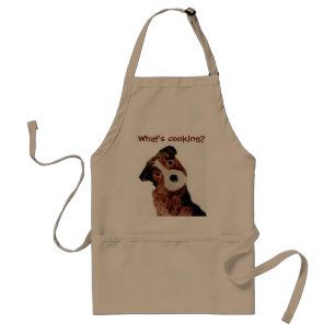 Tablier Drôle mignon chien personnalisé