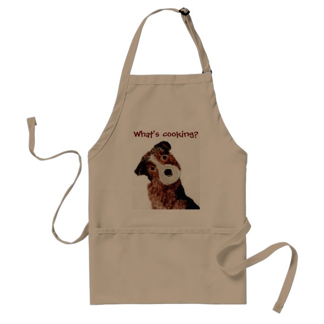 Tablier Drôle mignon chien personnalisé (Devant)