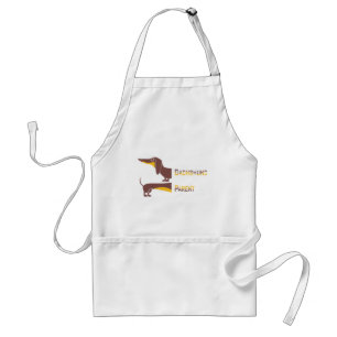 Tablier Drôle mignon dachshund pour parent chien long