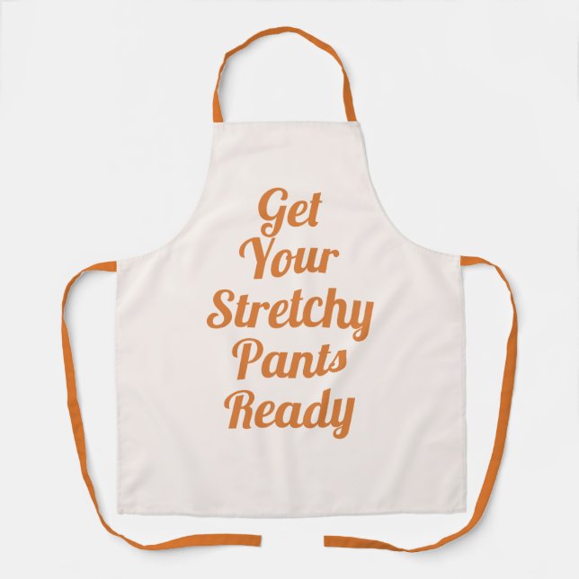 Tablier Drôle Pantalon Stretchy Thanksgiving (Recto)