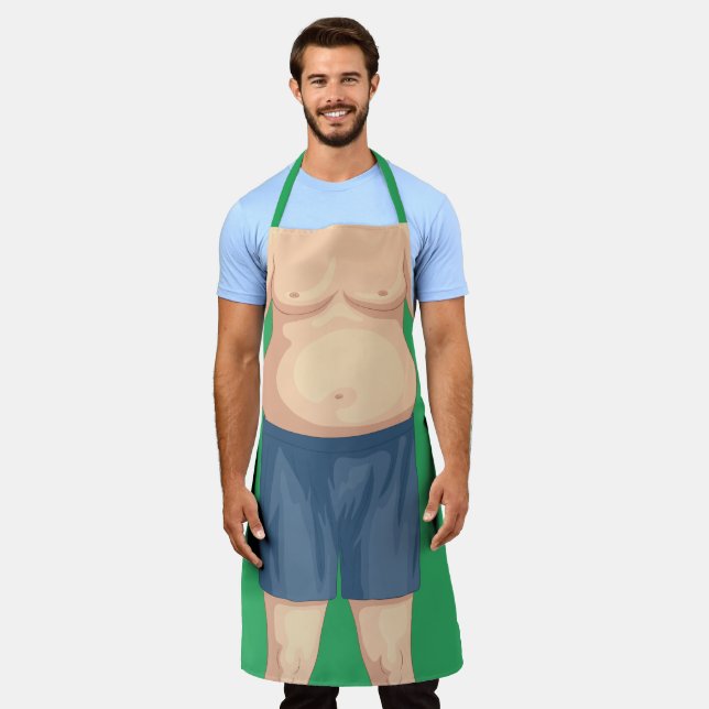Tablier Drôle papa Bod (Porté)