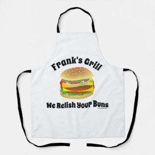 Tablier Drôle Personnalisé Relish Your Buns BBBQ