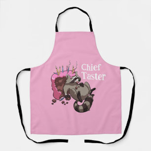 Tablier Drôle Raccoon Chef Taster Manger Cake Cartoon