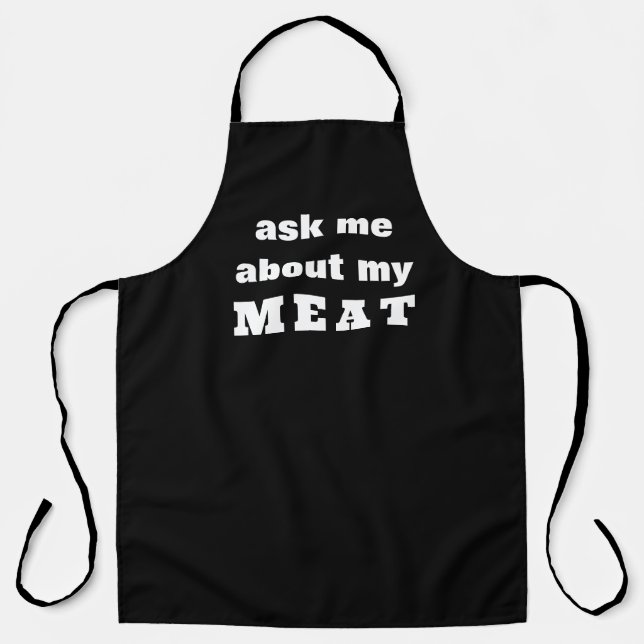 Tablier Drôle Suggestif tabliers, Mens Me questionner sur  (Recto)