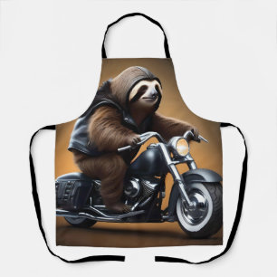 Tablier Drôle Vélo De Fente Sur Moto,