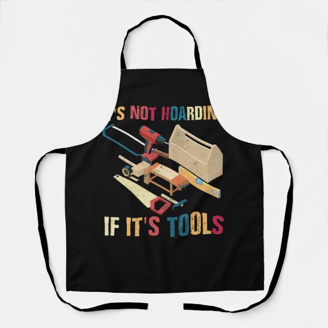Tablier Drôle Woodworker Art Carpenter Wood Outils de trav (Recto)