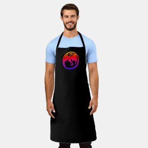 tablier du chef noir Neon Dragon