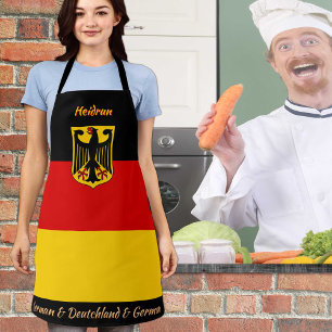 tablier du drapeau allemand, Deutch, Allemagne Cui