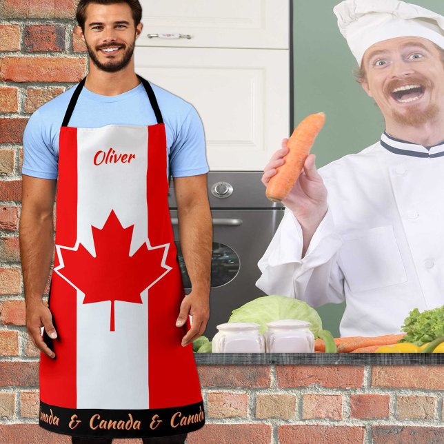 tablier du drapeau canadien, cuisine des chefs can (Créateur téléchargé)