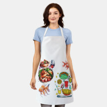 Duo délicieux - Alimentation et poisson Art Design