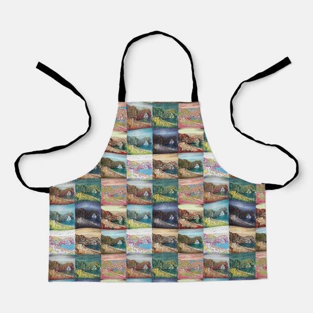 Tablier Durdle Door, Dorset, Angleterre Collage (Recto)