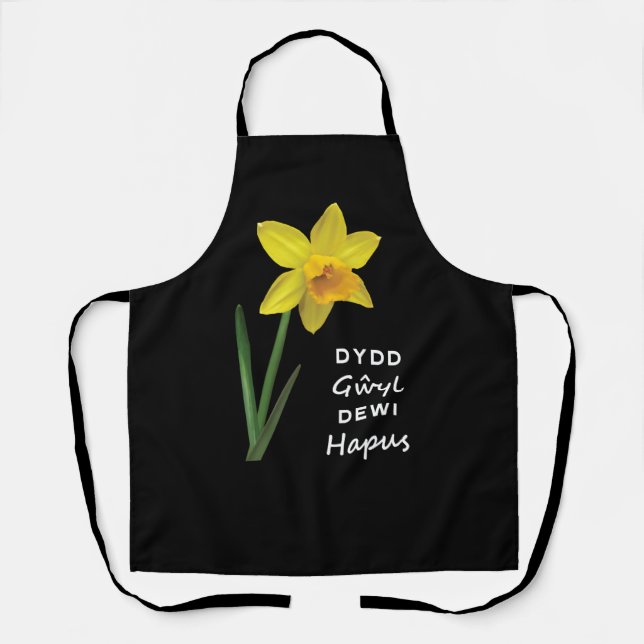 Tablier Dydd Giles Dewi Hapus Joyeux St David's Day (Recto)