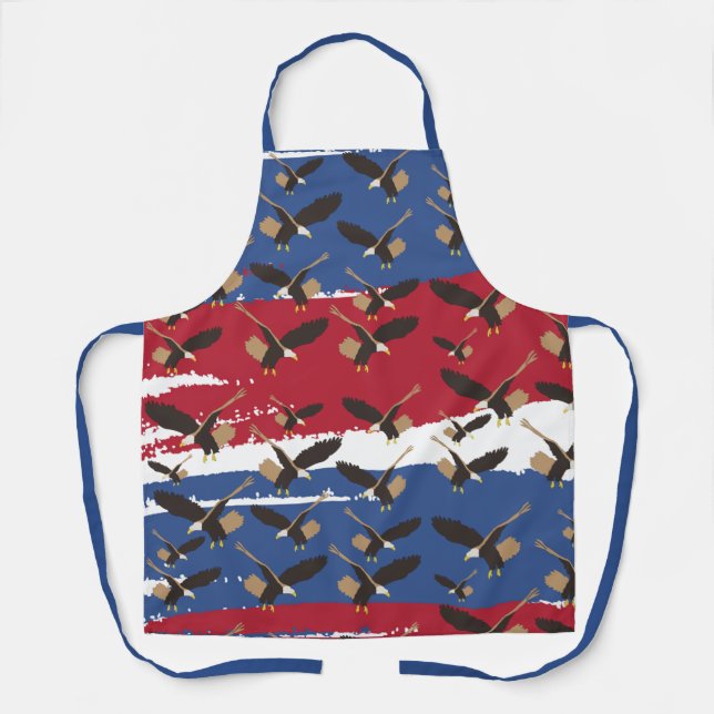 Tablier Eagle Bird USA Patriotic American Flag (Recto)