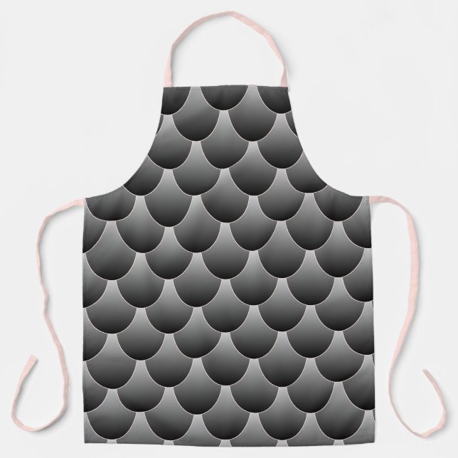 Tablier Echelles noires et grises (Recto)